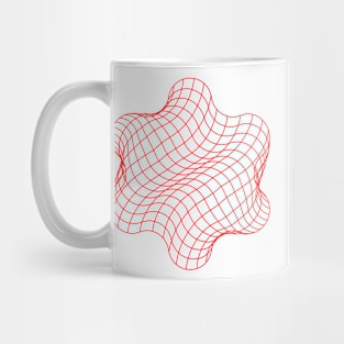 black and red Mug